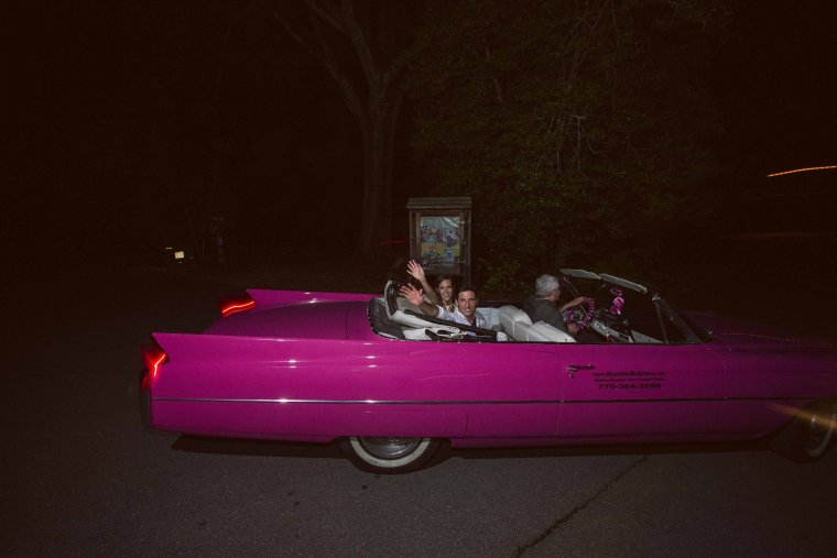 Розовый Кадиллак салон