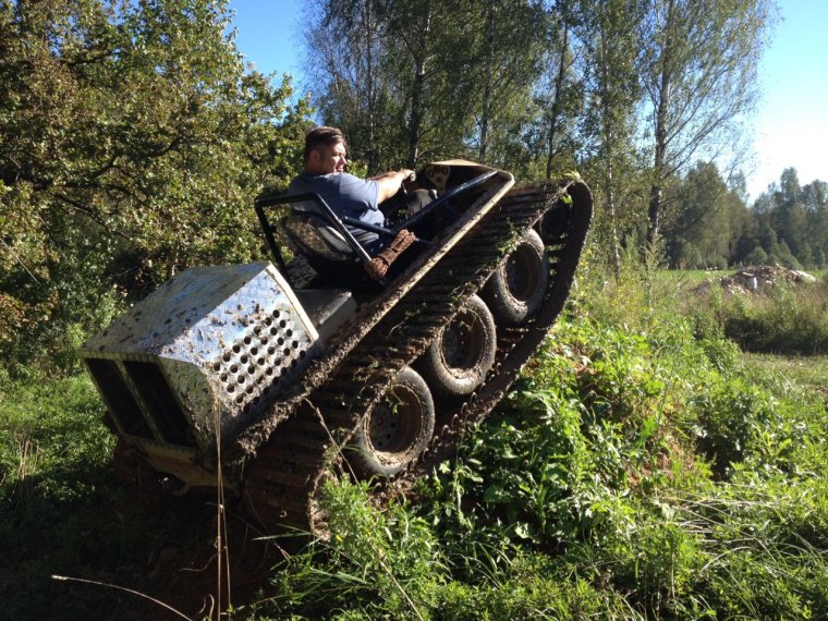 Вездеходы для болот на гусеницах