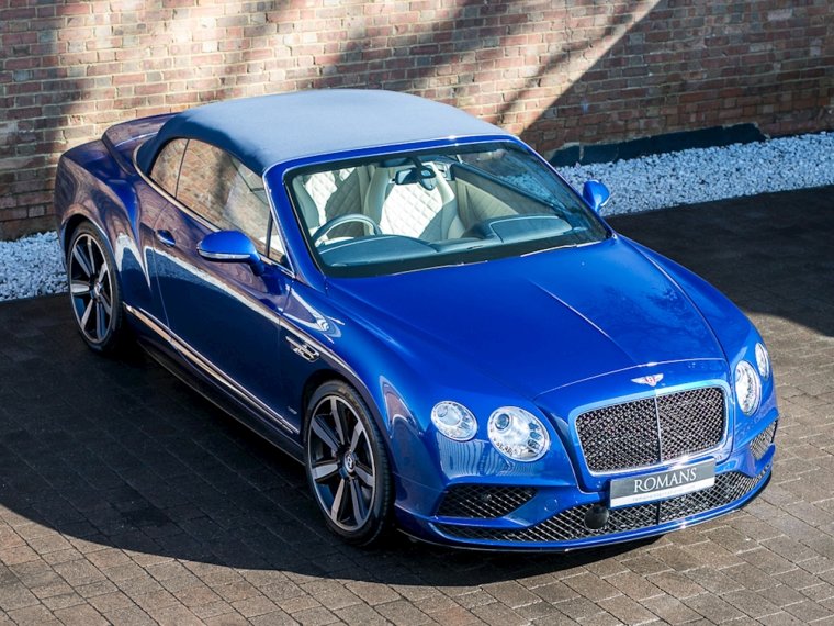 Бентли Континенталь синий