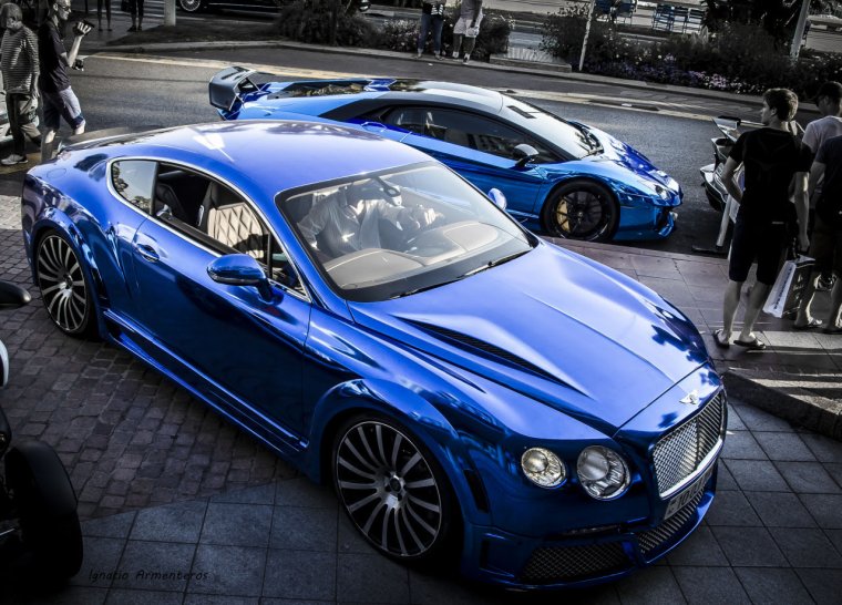 Бентли Континенталь gt bleu