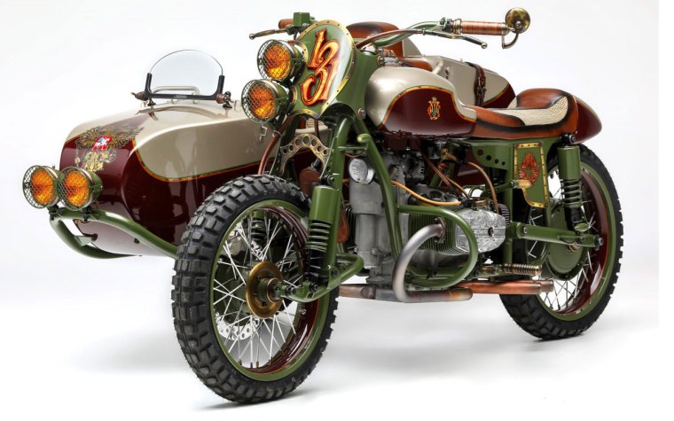 Урал 8 103 синий белые колёса