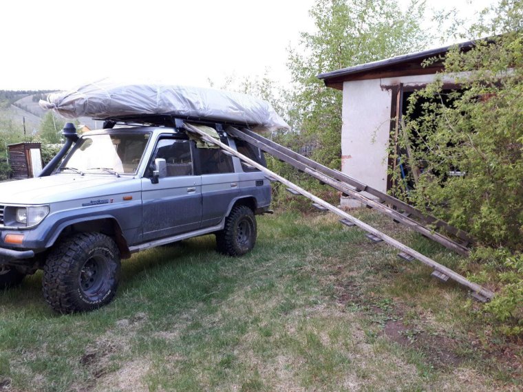 Багажник на крышу для перевозки лодки ПВХ 3200 Нива Шевроле
