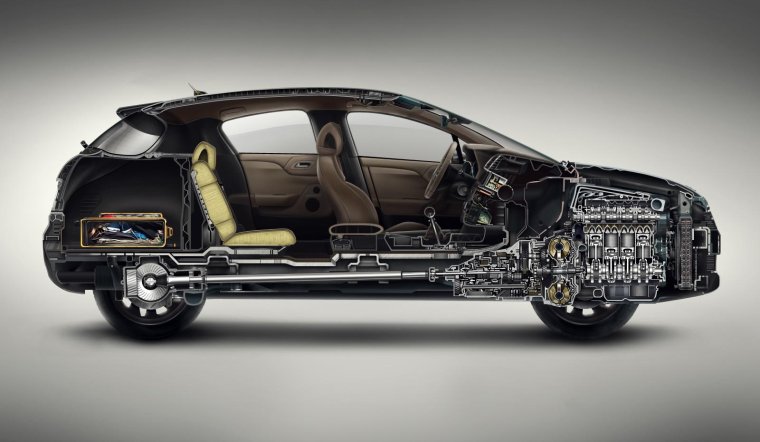 Разобранная Феррари