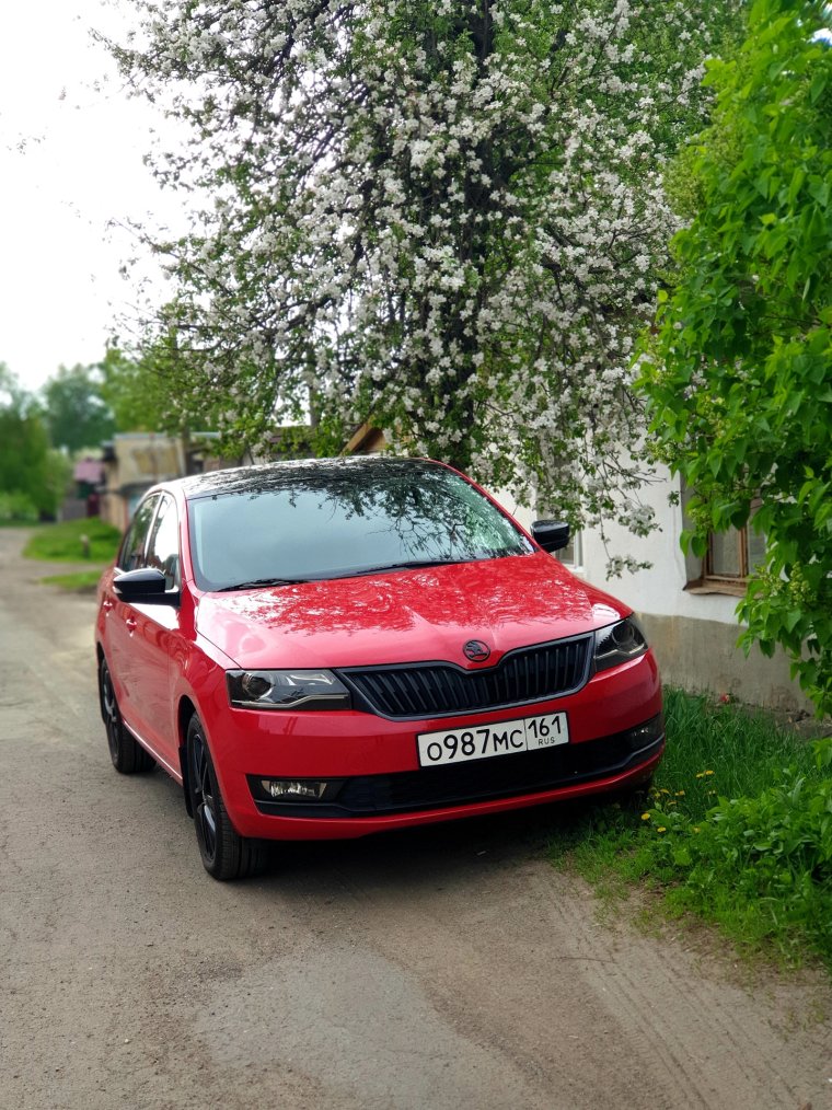 Škoda Rapid 2020 красный