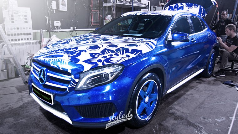 Мерседес GLA автовинил