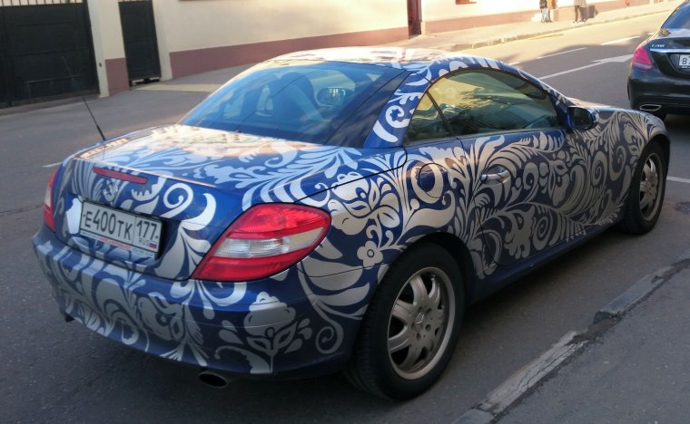 Машина под хохлому