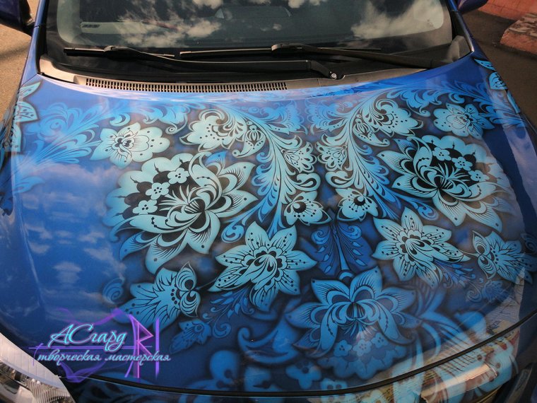 Аэрография Тойота Королла е150