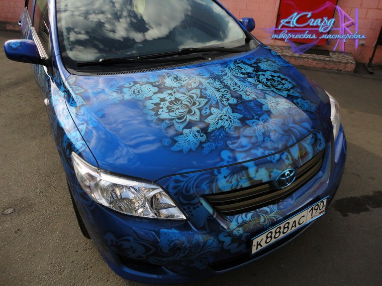 Toyota Corolla 2006 аэрография