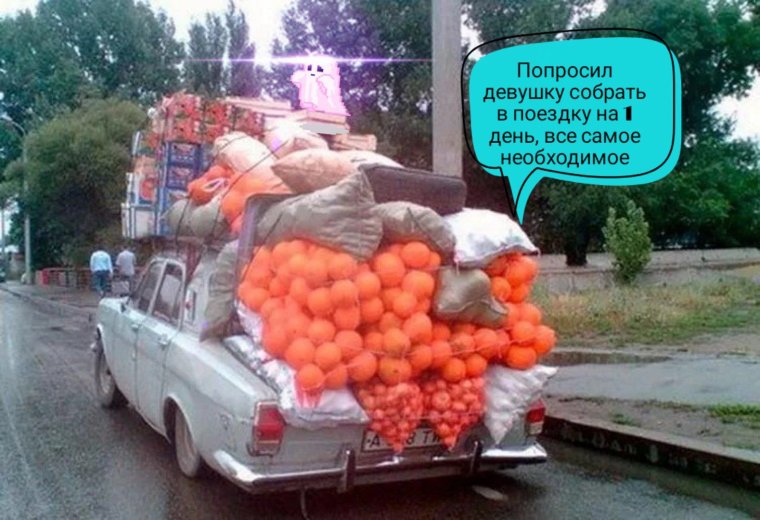 Грузовик с фруктами