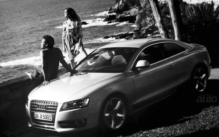 Ауди с человеком