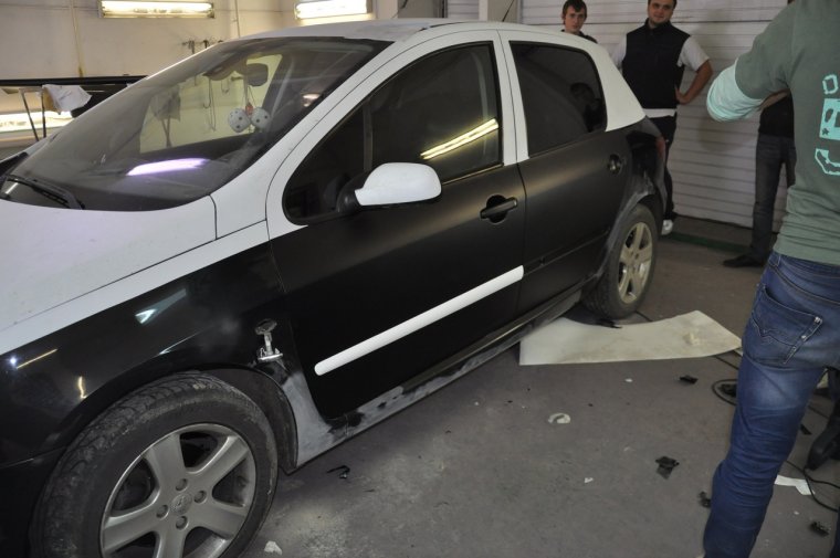 Покраска ВАЗ 2107 В два цвета