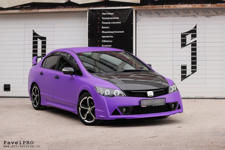 Honda Civic 4d виниловая пленка
