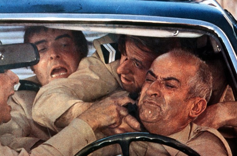 Луи де Фюнес фото с похорон