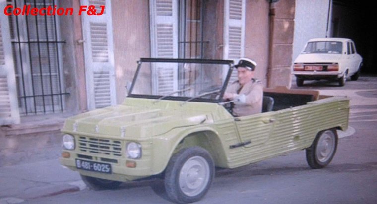 Луи де Фюнес на машине