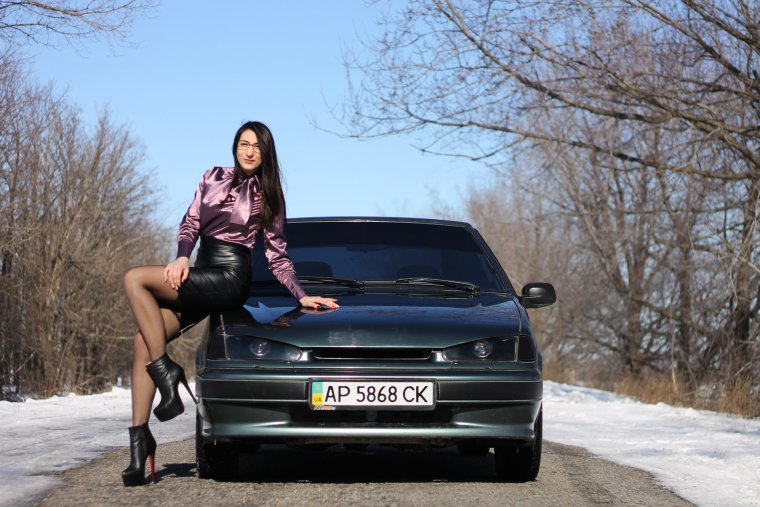 ВАЗ 2113 И Приора черная