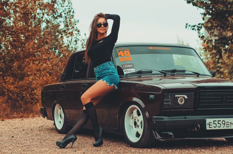 ВАЗ 2107 И девушки