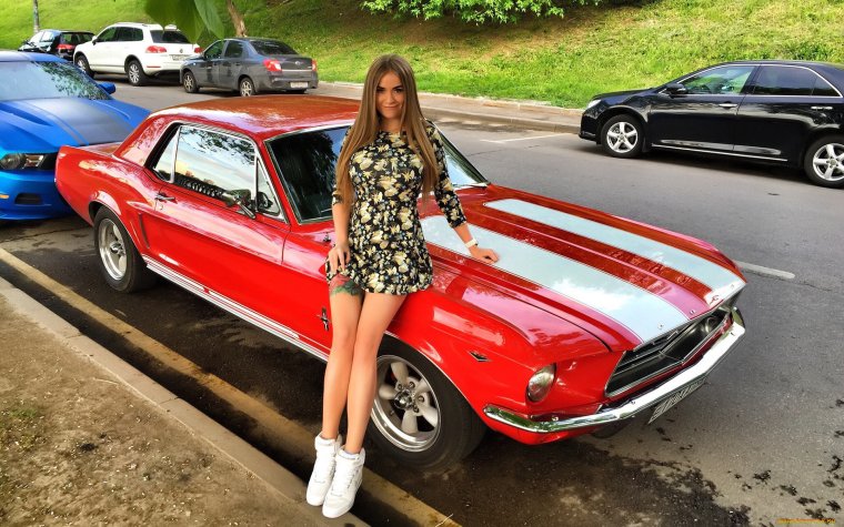 Софья Темникова машина Мустанг