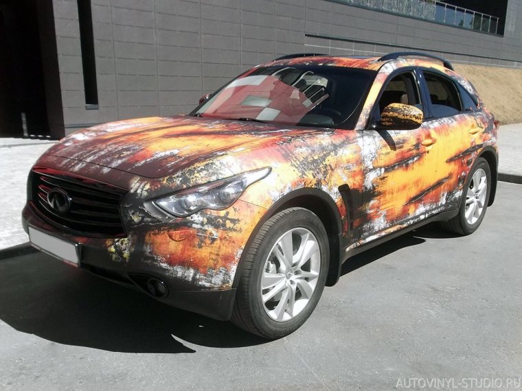 Infiniti qx70 оклейка