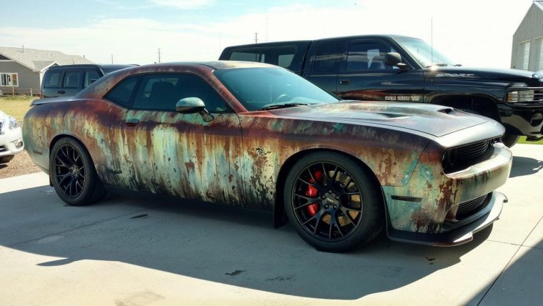 Dodge Challenger rat look