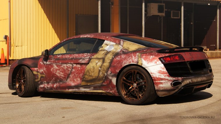 Винил на Audi r8 Ржавый