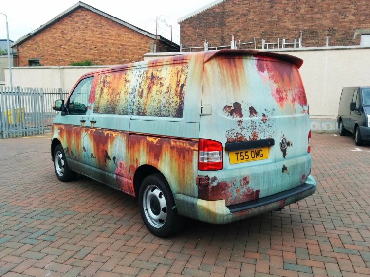 Аэрография под ржавчину