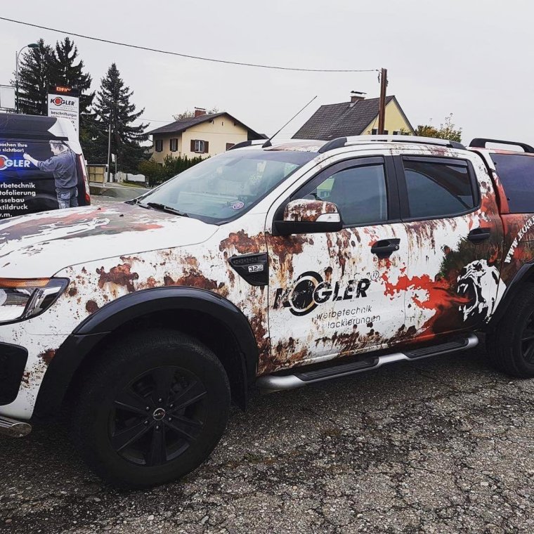 Аэрография на авто под ржавчину