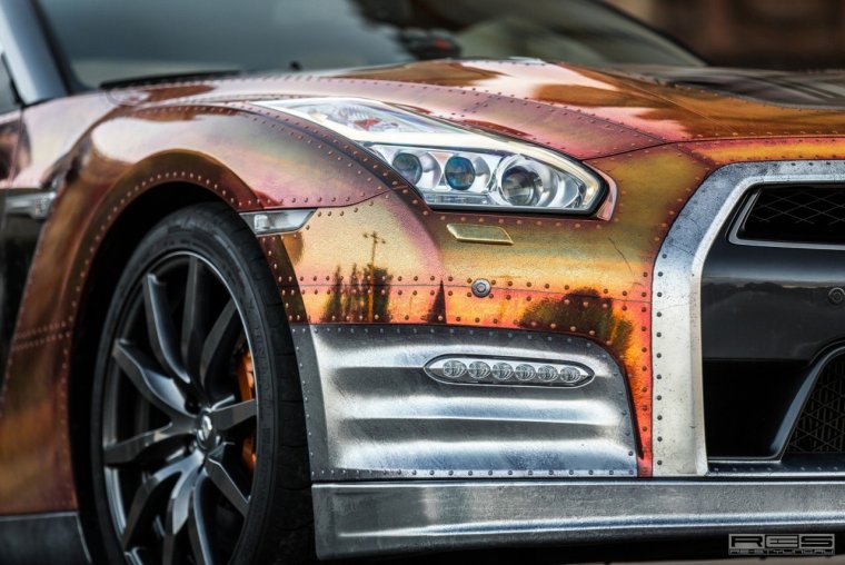 Стимпанк пленка на авто