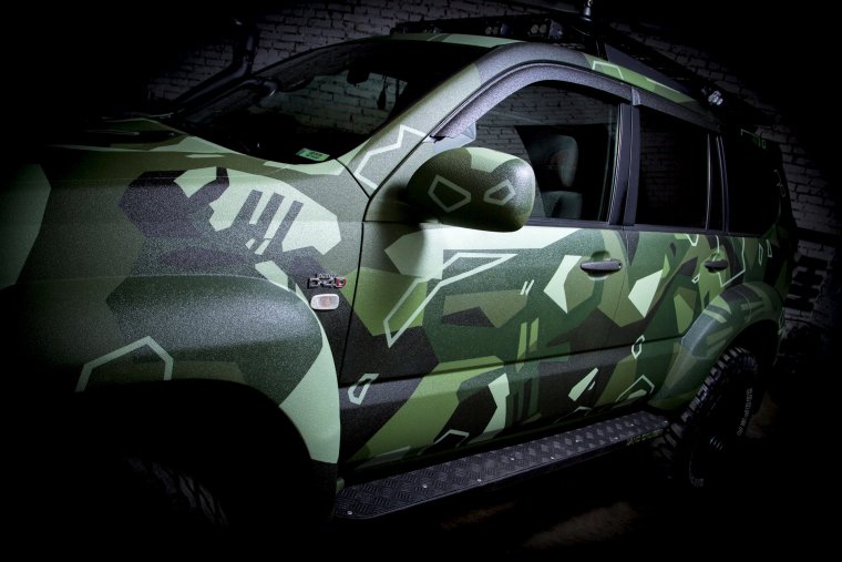 Зеленый камуфляж Прадо 120