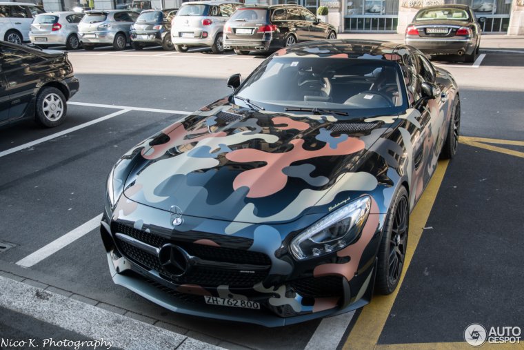 Mercedes AMG камуфляж
