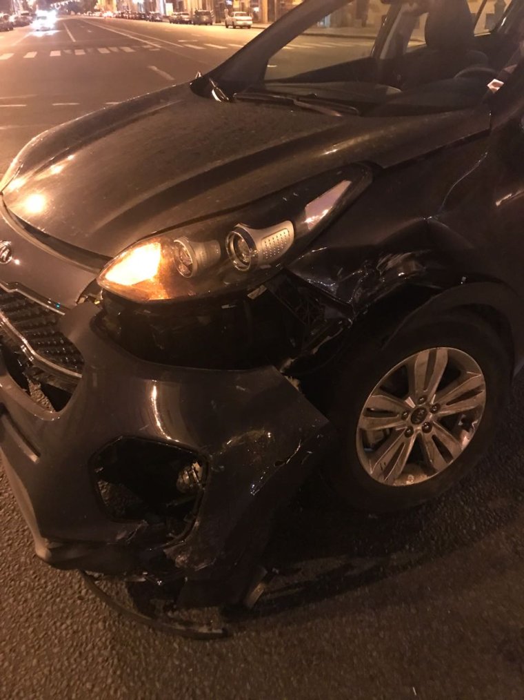 Нива Шевроле ночью