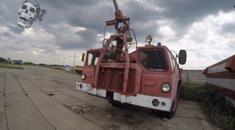 Заброшенный пожарный ЗИЛ 131