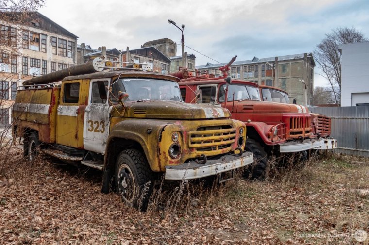Кладбище пожарных машин
