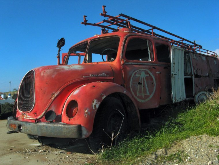 Кладбище пожарных машин