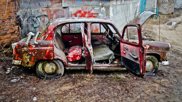 Москвич 407 брошенный