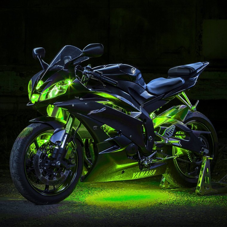 Кавасаки ниндзя неоновый
