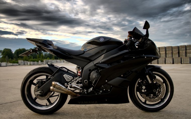 Yamaha r6 черный
