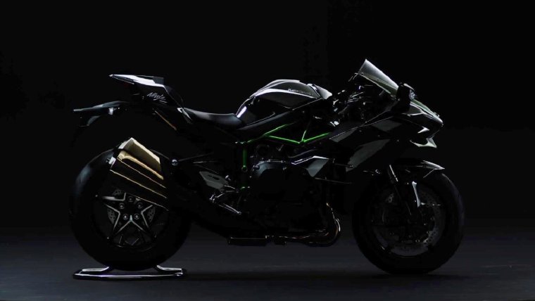 Кавасаки ниндзя h2r черный