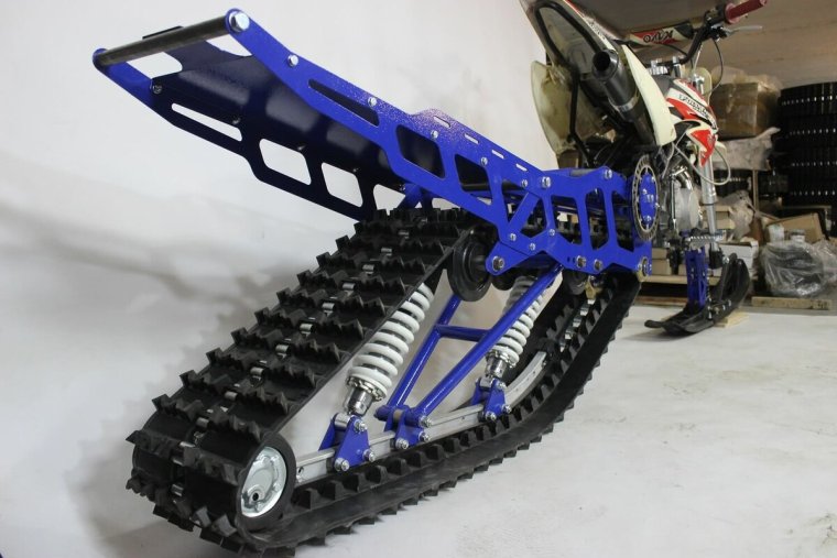 Сноубайк гусеница на мотоцикл комплект