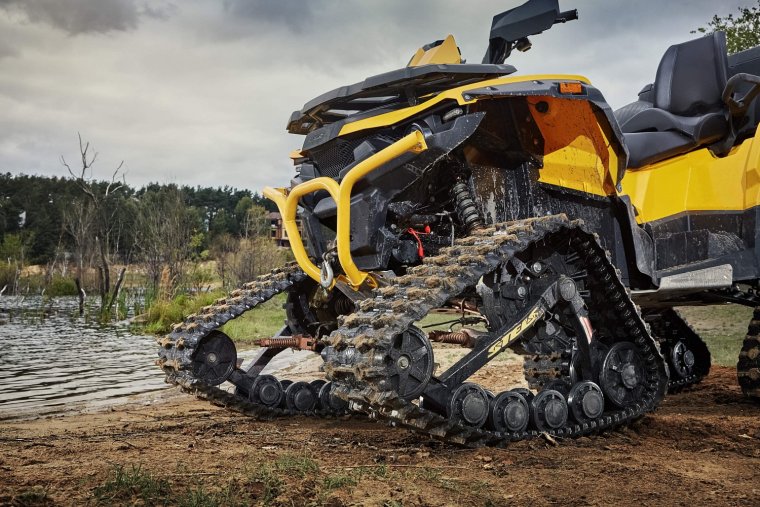 Квадроцикл стелс гепард 650 на гусеницах