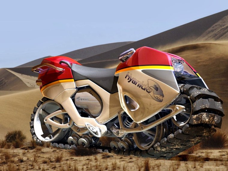 Гусеничный мотоцикл Hyanide