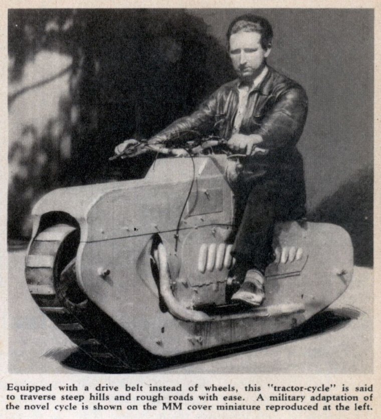 Снегоход BMW Schneekrad 1936