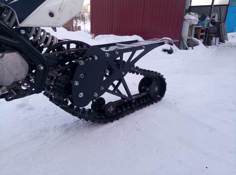 Гусеница на питбайк 110 кубов