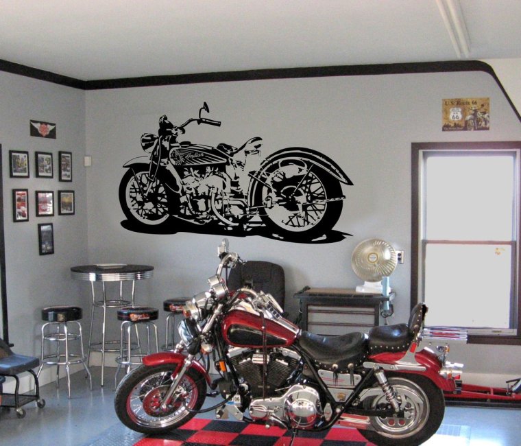 Гараж для мотоцикла