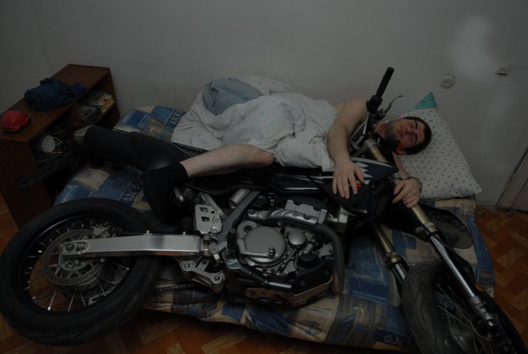 Комната в байкерском стиле