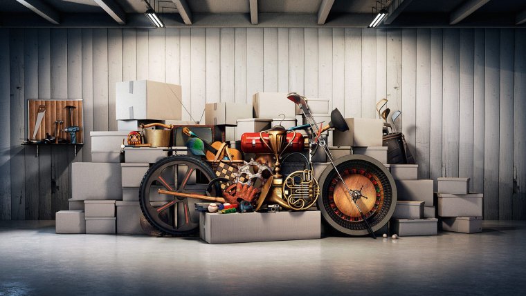 Мотоцикл в интерьере квартиры