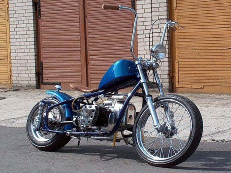 Урал 72 под чоппер