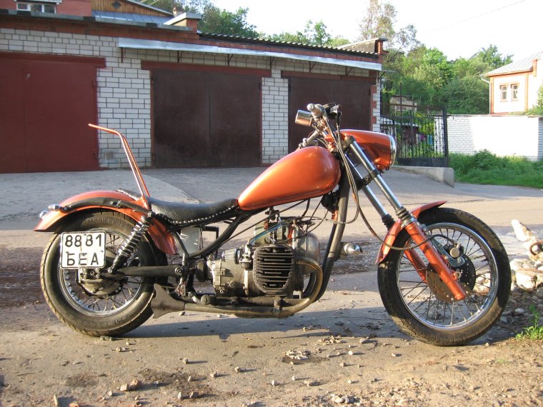 Кастомный Урал чоппер