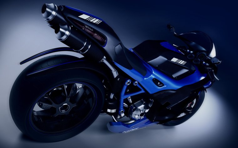 Дукати мотоцикл синий