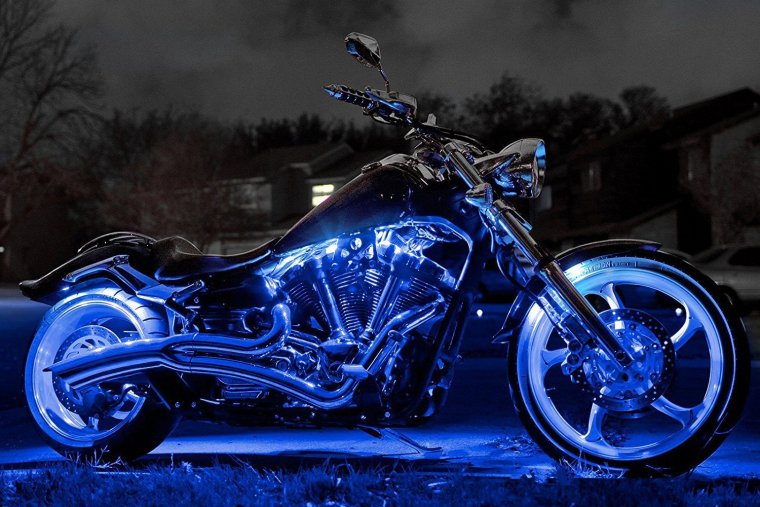 Светящиеся мотоциклы