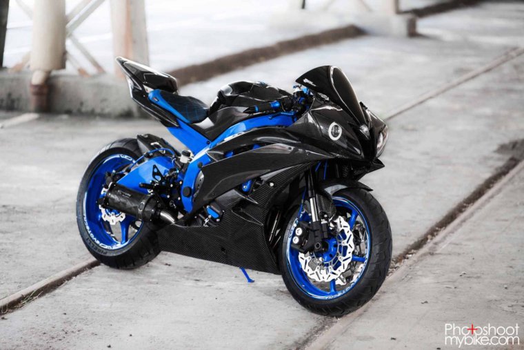 Yamaha r6 2014 карбон